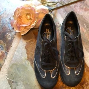 Mephisto navy tennis shoes